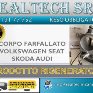 Corpo farfallato Volkswagen Seat Skoda Audi 04L128063T